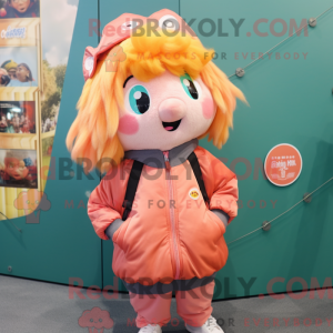 Peach Cod maskotdraktfigur...