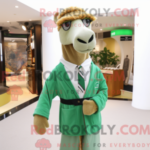 Máscara de camelo verde com...