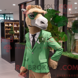 Máscara de camelo verde com...