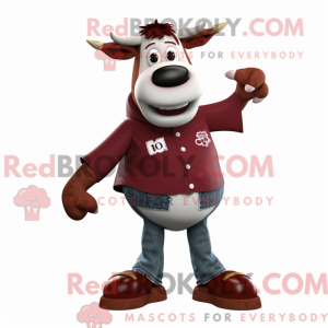 Postava maskota Maroon Cow...