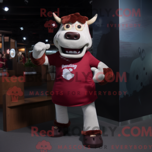 Postava maskota Maroon Cow...