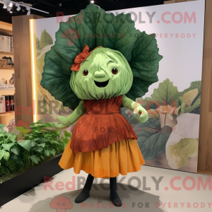 Rust Cabbage Leaf mascot...