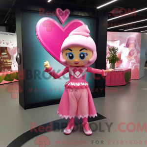 Postava maskota Pink Arrow...