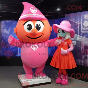 Pink Arrow Of Love mascot...