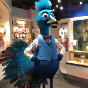 Costume de mascotte de paon...