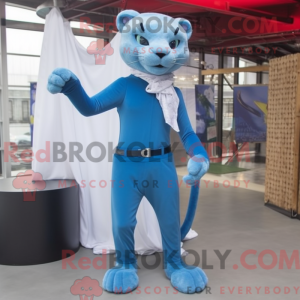 Sky Blue Panther máscara de...