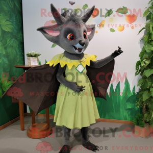 Olive Fruit Bat maskot...