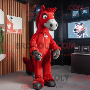Maskottchenkostüm Red Mare...