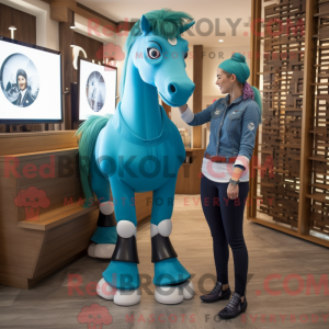 Costume mascotte de cheval...