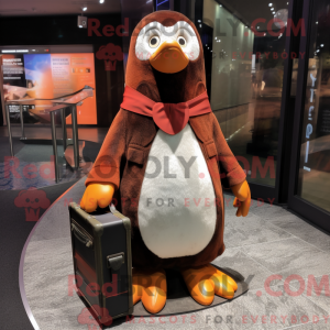 Rust Penguin maskot drakt...