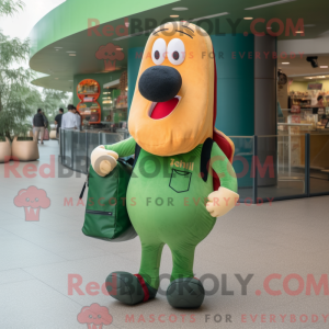 Maska Forest Green Hot Dog...