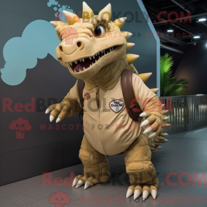 Tan Stegosaurus...