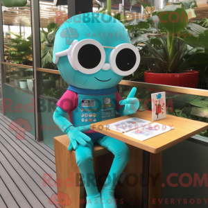 Turquoise Miso Soup mascot...