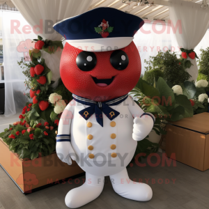 Navy Strawberry mascotte...