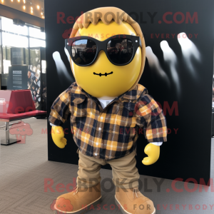 Guld Rugby Ball maskot...
