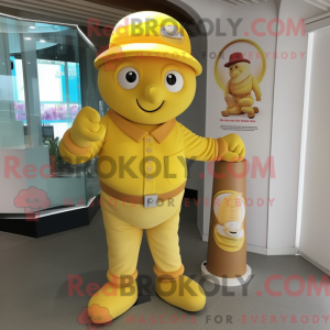 Maskottchenkostüm Yellow...