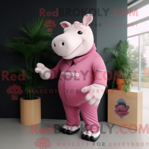 Maskottchenkostüm Rosa...