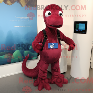 Maroon Loch Ness Monster...
