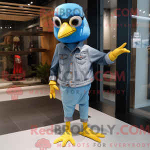 Postava maskota Sky Blue...