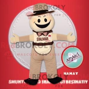 Beżowy talerz...