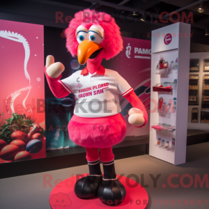Flamingo-mascottekostuum...