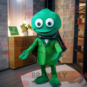Green Raspberry mascot...