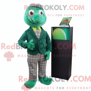 Green Raspberry mascot...