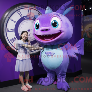 Purple Tuna mascot costume...