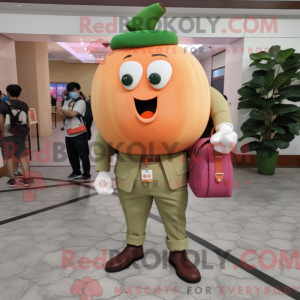 Peach Grenade Maskottchen...