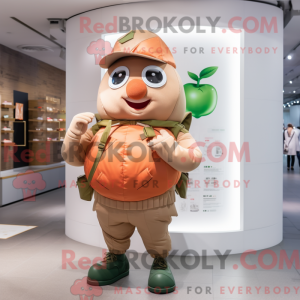 Peach Granade maskot drakt...