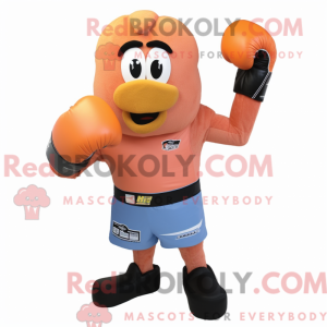 Peach Boksehanske Maskot...