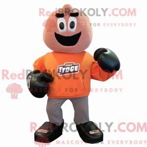 Peach Boksehanske maskot...