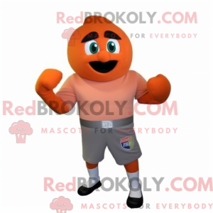 Peach Boksehanske Maskot...