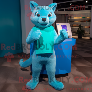 Postava maskota Cyan...