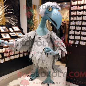 Silver Dodo Bird mascot...