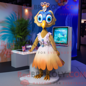 Costume de mascotte de paon...