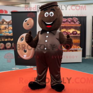 Sort chokolade maskot...