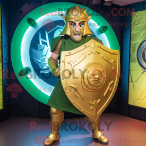 Gold Celtic Shield maskerad...