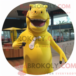 Disfraz de mascota T Rex...