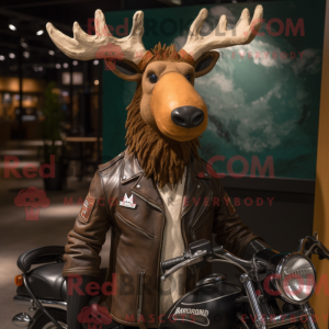 Costume de mascotte d élan...