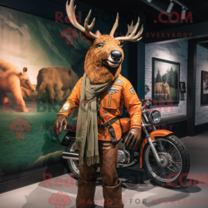 Costume de mascotte d élan...