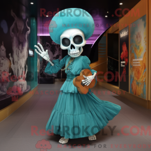 Teal Skull...