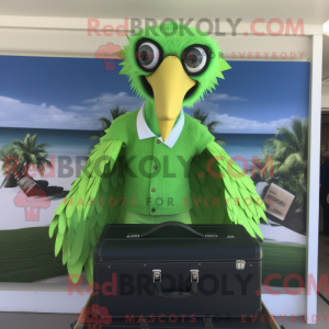 Lime Green Vulture maskot...