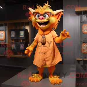 Orange Gargoyle mascot...