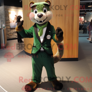 Forest Green Weasel mascot...