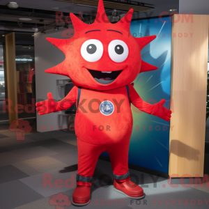 Red Ray mascot costume...