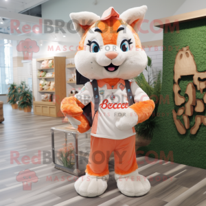 Peach Bobcat mascotte...