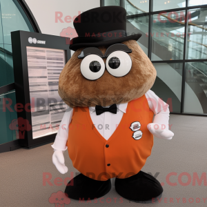 Rust Oyster mascot costume...