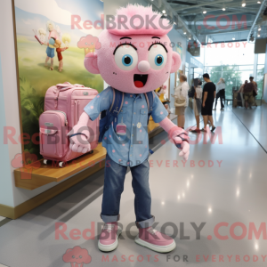 Pink Wedding Cake mascot...