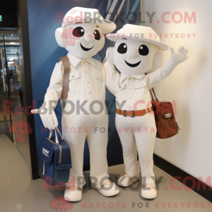 White Champagne mascot...